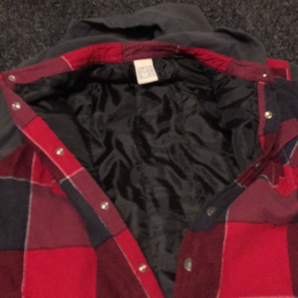 Boys flannel sweatshirt jacket - Picture 4 of 7